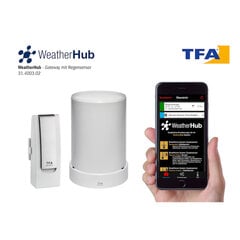 Aloitussarja langattomalla sademittarilla WEATHERHUB 31.4003.02 hinta ja tiedot | Sääasemat, lämpö- ja kosteusmittarit | hobbyhall.fi