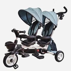 Kolmipyörä New Giro Twin, turkoosi väri hinta ja tiedot | Kolmipyörät | hobbyhall.fi