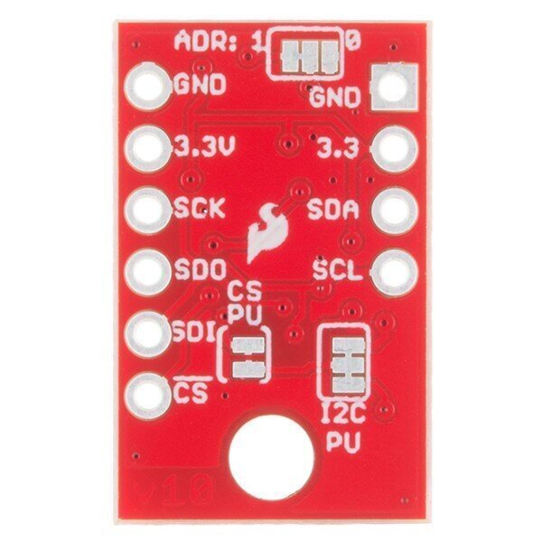 Digitaalinen kosteus-, lämpötila- ja ilmanpaineanturi SparkFun SEN-13676 BME280 hinta ja tiedot | Sääasemat, lämpö- ja kosteusmittarit | hobbyhall.fi