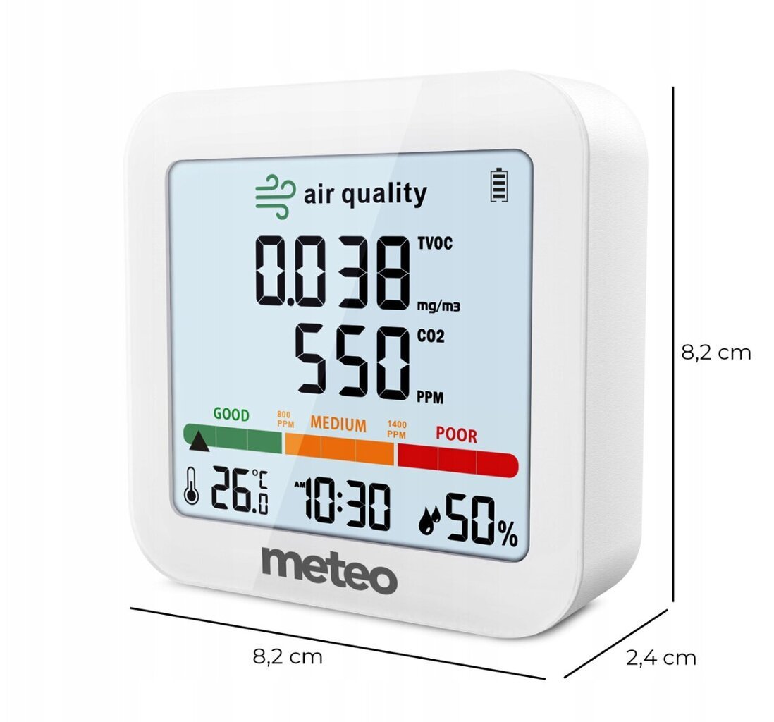 Meteo SP88A sääasema hinta ja tiedot | Sääasemat, lämpö- ja kosteusmittarit | hobbyhall.fi