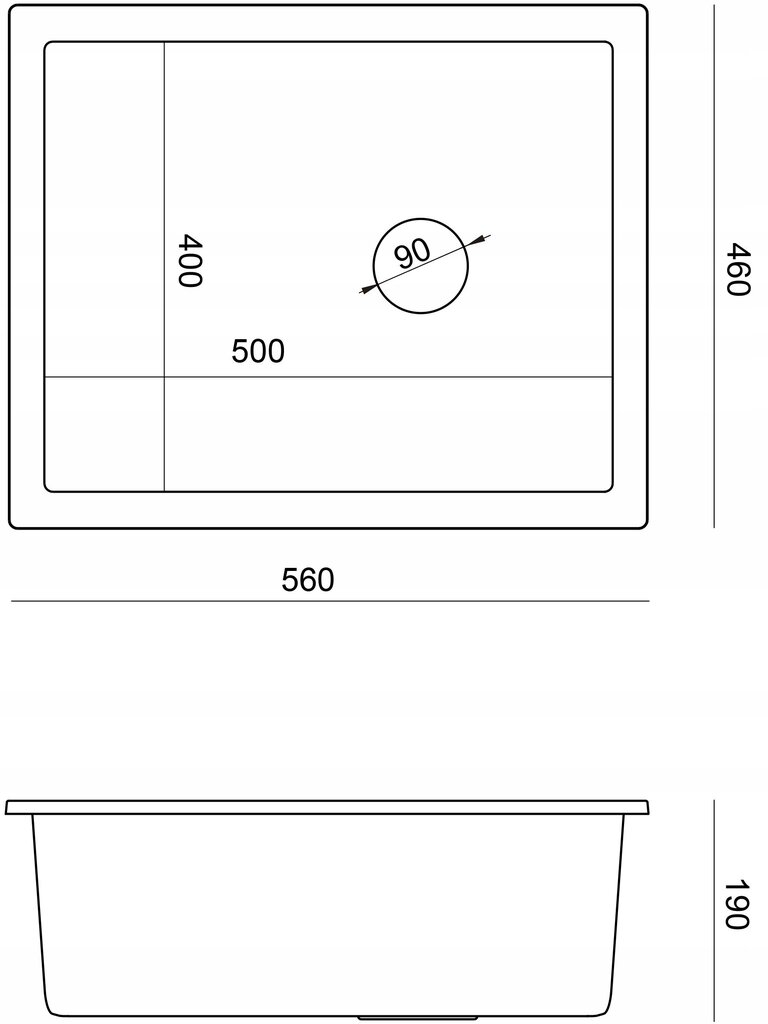 Pesuallas, Salix, musta hinta ja tiedot | Keittiöaltaat | hobbyhall.fi