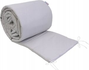 Pehmeä sängynpäällinen Babymam, 180x30 cm, harmaa hinta ja tiedot | Lasten turvallisuus | hobbyhall.fi