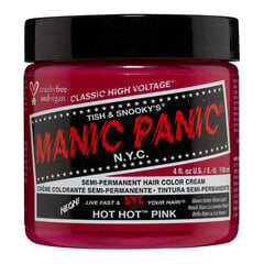 Pysyvä väriaine Classic Manic Panic Hot Hot Pink (118 ml) hinta ja tiedot | Hiusvärit | hobbyhall.fi