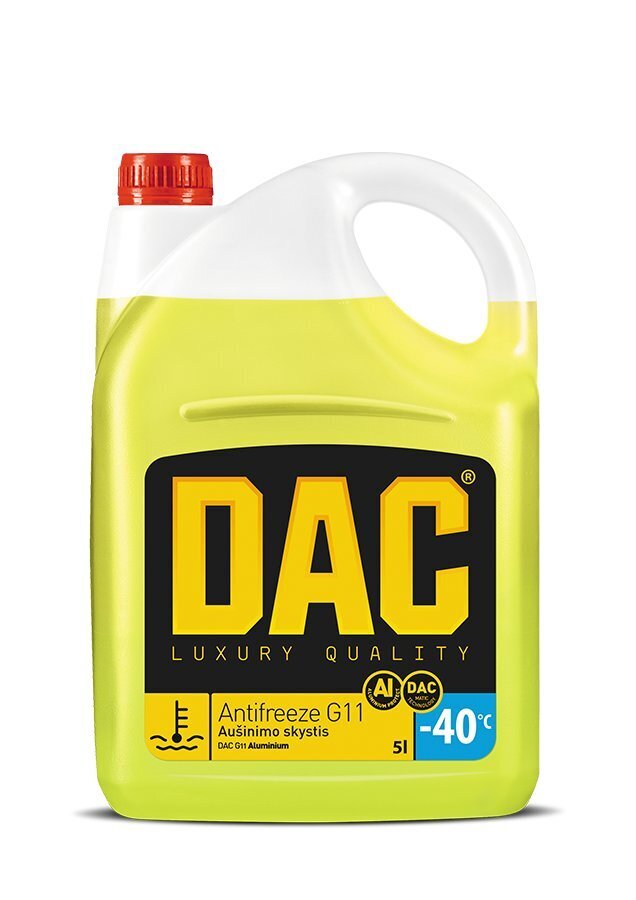 Pakkasneste DAC G11 Alumiini - 40C, 5L hinta ja tiedot | Lasinpesunesteet ja jäähdytysnesteet | hobbyhall.fi