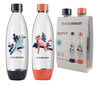 Sodastream FUSE Birds 1L Pullo 2-pakkaus hinta ja tiedot | Hiilihapotuslaitteet | hobbyhall.fi