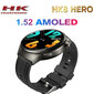 HK8 Hero Smart Watch ChatGPT AMOLED Miesten Bluetooth Puhelukompassi NFC Syke Jaettu näyttö Ai Voice Miesten Naisten Älykello hinta ja tiedot | Älykellot | hobbyhall.fi