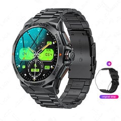 K62 Smart Watch Miesten AMOLED-näyttö Bluetooth Puhelu Musiikki Ääni Assistant Dial Syke Outdoor Urheilu Fitness Älykello hinta ja tiedot | Cacgo Älykellot ja aktiivisuusrannekkeet | hobbyhall.fi