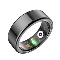 Smart Ring R02 Titaani Teräskuori Monitoiminen Miehet Naiset Kuntosali Tracker Kuntorengas Terveysvalvonta Urheilutoiminta hinta ja tiedot | Älykellot | hobbyhall.fi