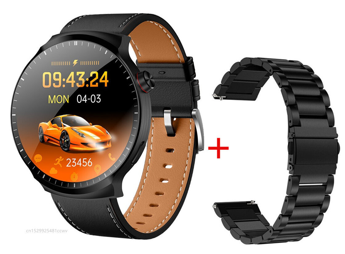 S80 Max Smart Watch Miesten 1,9 tuuman näyttö langaton laturi Bluetooth Call AI äänikompassi NFC Sport Fitness Tracker -älykello hinta ja tiedot | Älykellot | hobbyhall.fi