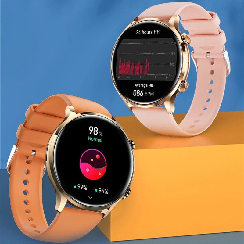 Naisten älykello QS40 iso näyttö Bluetooth-puhelun terveydentilan valvonta miesten urheilukuntoseuranta Lady Smartwatch hinta ja tiedot | Älykellot | hobbyhall.fi