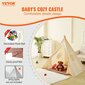 Lasten Teepee-teltta Vevor, 1180x1430x1180mm hinta ja tiedot | Lasten leikkimökit ja -teltat | hobbyhall.fi