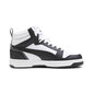 Puma Jalkineet Teini-ikäisille Rebound V6 Mid Jr White White Black 393831 01 393831 01/5.5 hinta ja tiedot | Miesten urheilu- ja vapaa-ajan kengät | hobbyhall.fi