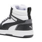 Puma Jalkineet Teini-ikäisille Rebound V6 Mid Jr White White Black 393831 01 393831 01/5.5 hinta ja tiedot | Miesten urheilu- ja vapaa-ajan kengät | hobbyhall.fi