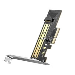 Laajennuskortti M.2 NVMe SATA PCIe 3.0 x4 32Gb/s 32Gb/s, levysovitin PC:lle, Ugreen CM302 705031 705031 hinta ja tiedot | Komponenttien lisätarvikkeet | hobbyhall.fi