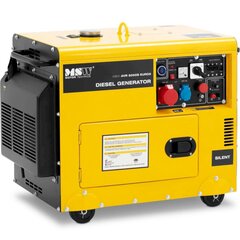 Dieselgeneraattori, MSW-AVR 5000S EURO51, 16 l., 240/400 V., 5000 W., AVR hinta ja tiedot | Aggregaatit | hobbyhall.fi