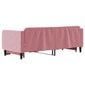 vidaXL Jatkettava Sohva Pinkki 80x200 cm Velvet hinta ja tiedot | Sängyt | hobbyhall.fi