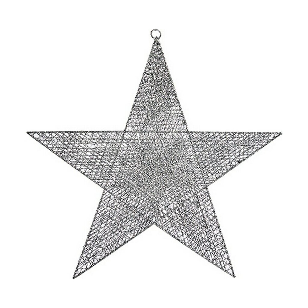 Joulukoristeet Star Silver (50 x 51,5 x 0,5 cm) hinta ja tiedot | Joulukoristeet | hobbyhall.fi