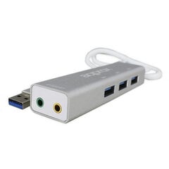 Noin! APPUSB51HUB USB 3.0 3,5 mm BFN-BB-S0215786 hinta ja tiedot | Äänikortit | hobbyhall.fi