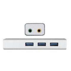 Noin! APPUSB51HUB USB 3.0 3,5 mm BFN-BB-S0215786 hinta ja tiedot | Äänikortit | hobbyhall.fi