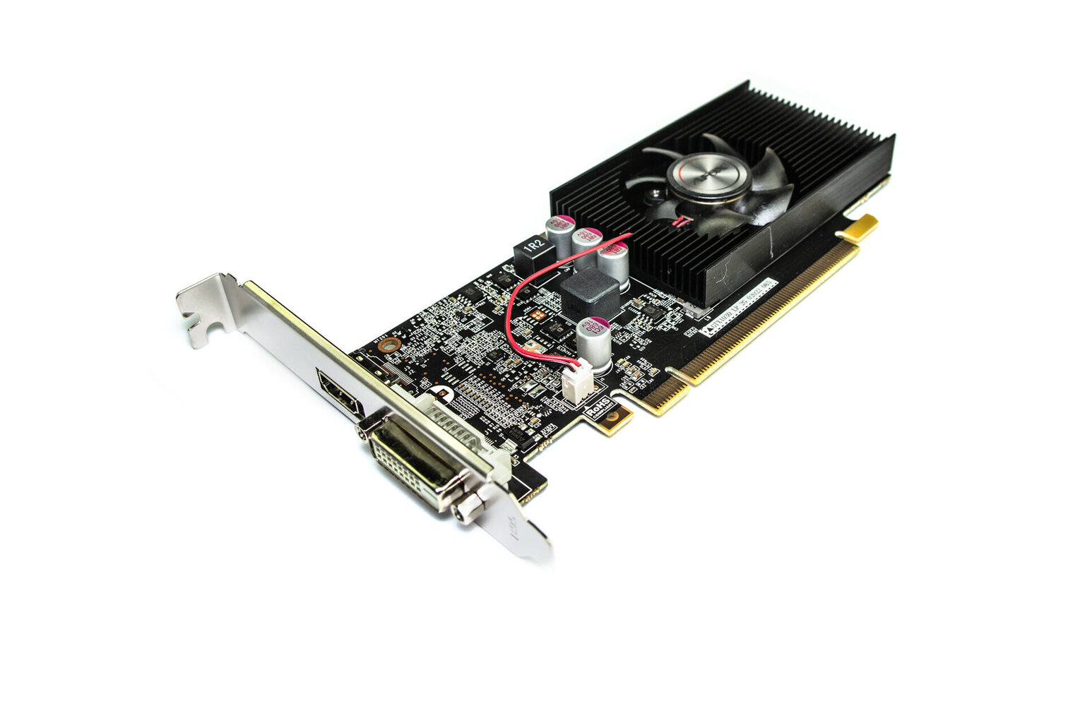 Näytönohjain AFOX Geforce GT1030 2GB GDDR5 64Bit DVI HDMI LP Single Fan L7 AF1030-2048D5L7 hinta ja tiedot | Näytönohjaimet | hobbyhall.fi