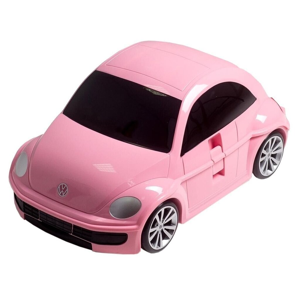 Lasten matkalaukku pyörillä Ridaz Volkswagen Beetle, pinkki hinta ja tiedot | Matkalaukut ja matkakassit | hobbyhall.fi