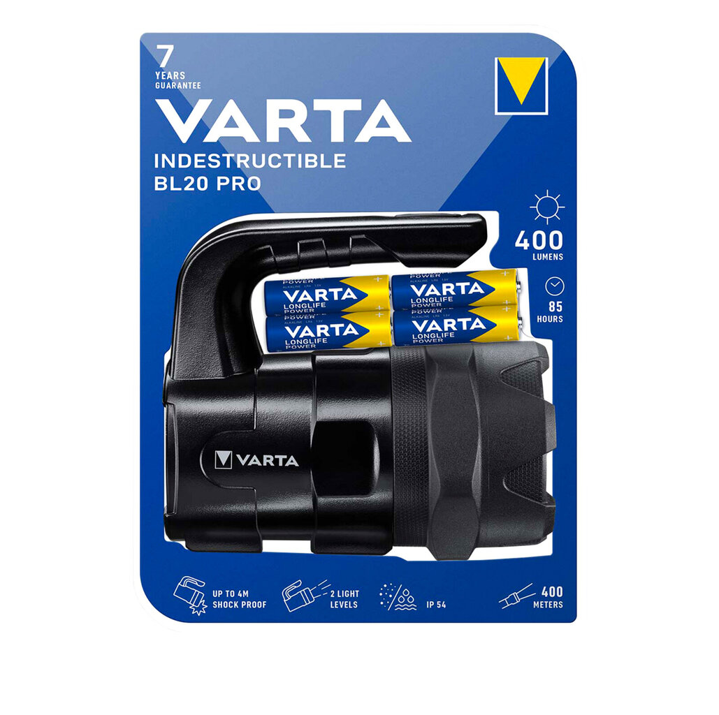 Varta tuhoutumaton BL20 PRO -kohdevalo hinta ja tiedot | Taskulamput ja valonheittimet | hobbyhall.fi