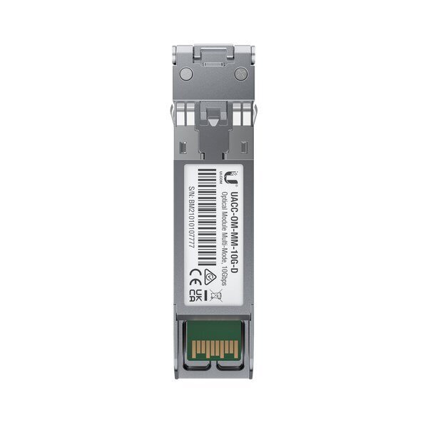 Ubiquiti SFP+ moduli, Duplex LC, MM, 850nm, 10Gbps, 300m, harmaa hinta ja tiedot | Kytkimet ja pistorasiat | hobbyhall.fi