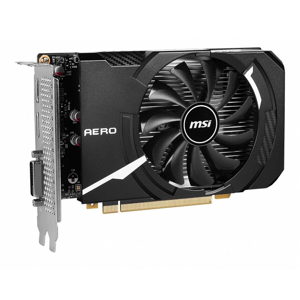 MSI GeForce GTX 1630 AERO ITX 4G OC -näytönohjain hinta ja tiedot | Näytönohjaimet | hobbyhall.fi