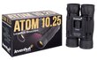 Levenhuk Atom 10x25, musta hinta ja tiedot | Kiikarit | hobbyhall.fi