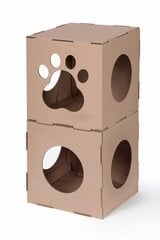 Modulaarinen kissatalo Carton+ Pets Twins hinta ja tiedot | Pedit ja pesät | hobbyhall.fi