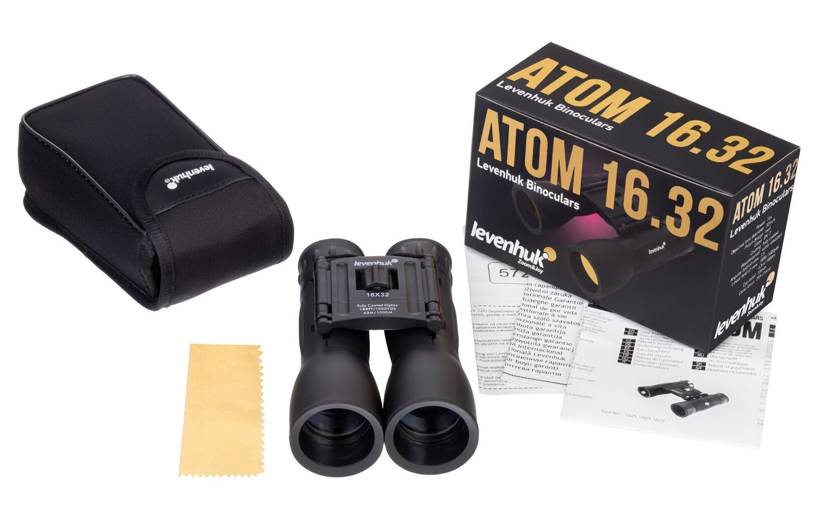 Levenhuk Atom 12x25, musta hinta ja tiedot | Kiikarit | hobbyhall.fi