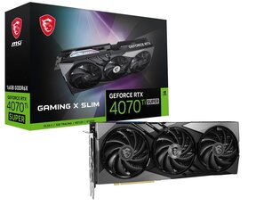 MSI GeForce RTX 4070 Ti Super Gaming X Slim -näytönohjain hinta ja tiedot | Näytönohjaimet | hobbyhall.fi