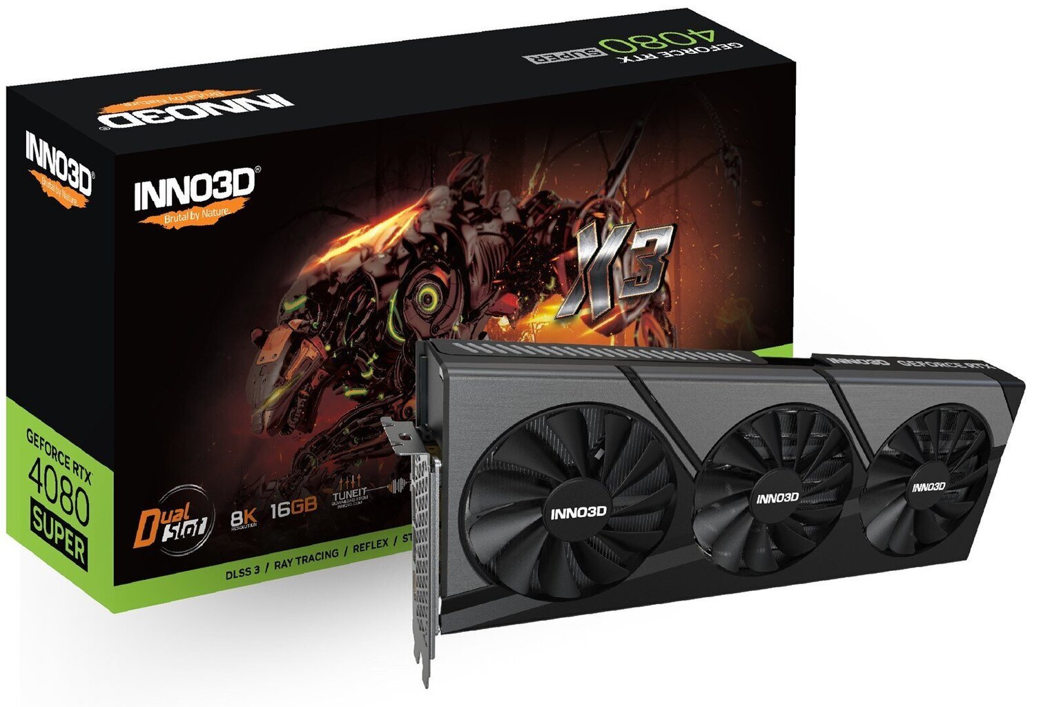 Inno3D GeForce RTX 4080 Super X3 (N408S3-166X-18703552) hinta ja tiedot | Näytönohjaimet | hobbyhall.fi