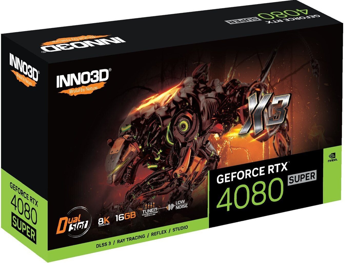 Inno3D GeForce RTX 4080 Super X3 (N408S3-166X-18703552) hinta ja tiedot | Näytönohjaimet | hobbyhall.fi