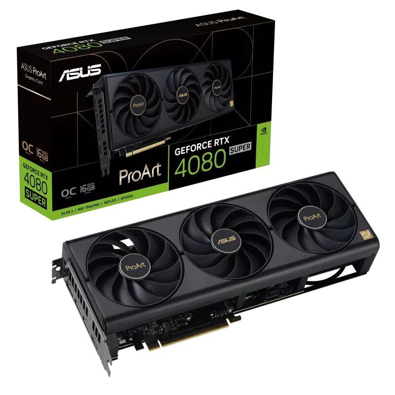 Asus ProArt GeForce RTX 4080 Super OC Edition (PROART-RTX4080S-O16G) hinta ja tiedot | Näytönohjaimet | hobbyhall.fi