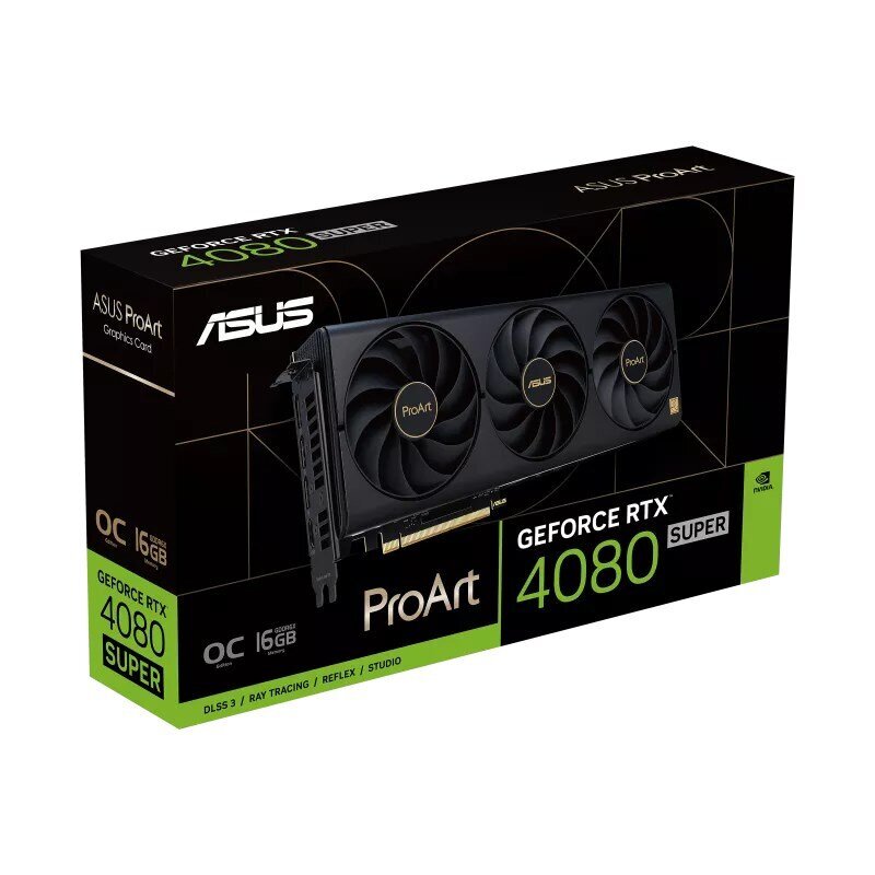 Asus ProArt GeForce RTX 4080 Super OC Edition (PROART-RTX4080S-O16G) hinta ja tiedot | Näytönohjaimet | hobbyhall.fi