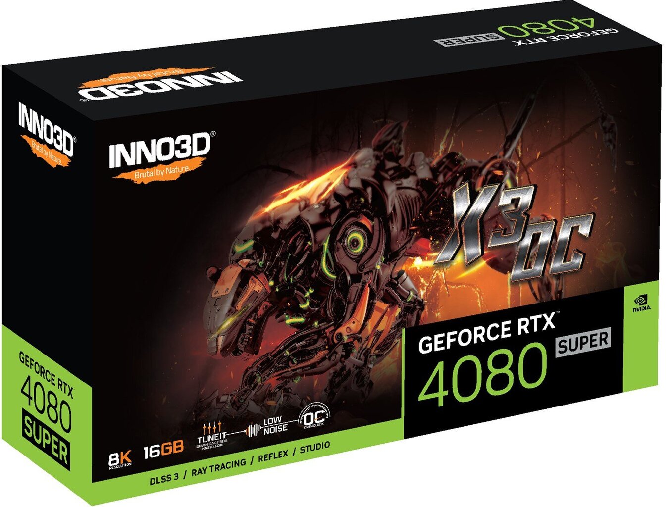 Inno3D GeForce RTX 4080 Super X3 OC (N408S3-166XX-187049N) hinta ja tiedot | Näytönohjaimet | hobbyhall.fi