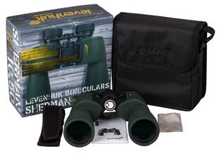 Levenhuk Sherman PRO 10x50, vihreä hinta ja tiedot | Kiikarit | hobbyhall.fi