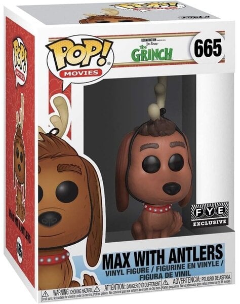 Funko POP! The Grinch Max with Antlers exclusive