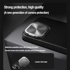 iPhone 15 Pro Max -kotelolle MagSafe Magnetic Case Textured Prop Nylon Fiber Camera Taitettava jalustan suojus iPhone15 Prolle - iPhone15 Pro Maxille hinta ja tiedot | Puhelimen kuoret ja kotelot | hobbyhall.fi