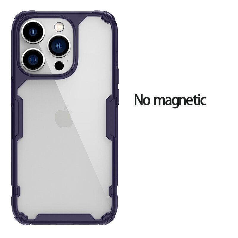 MagSafe iPhone 14 Pro Max Magneettinen Kotelo Nature Pro Läpinäkyvä Kirkas TPU PC takakuori iPhone 14 Pro 14 Plus:lle - iPhone14 Pro Maxille hinta ja tiedot | Puhelimen kuoret ja kotelot | hobbyhall.fi