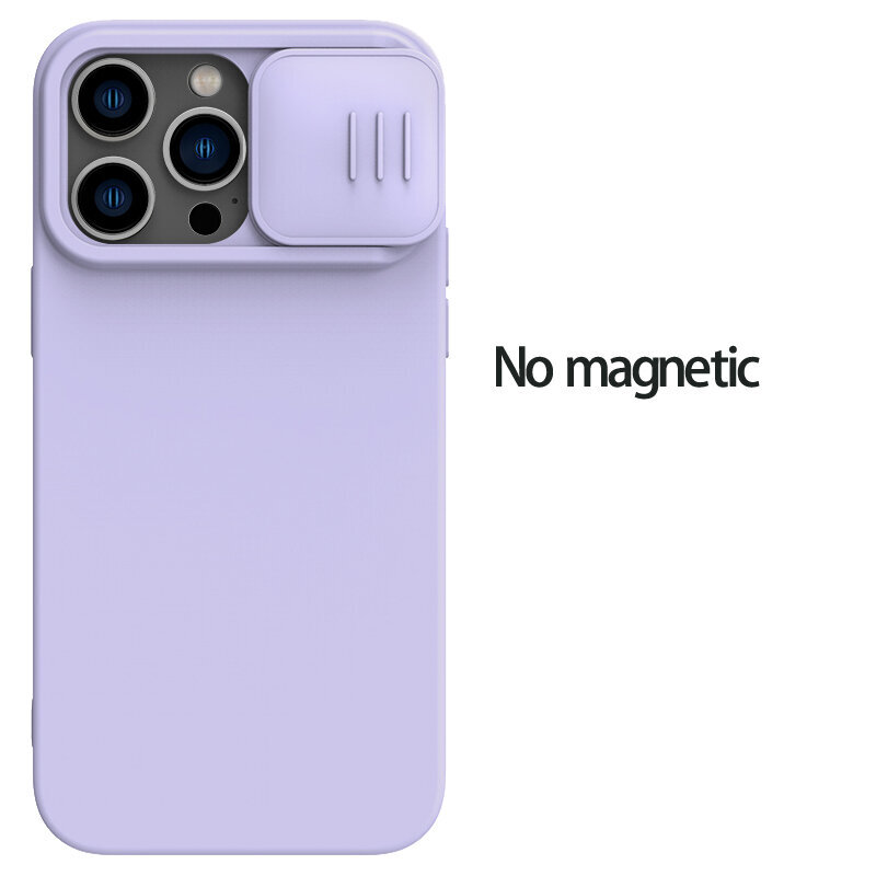 iPhone 14 Pro Max -kotelolle Silky Original MagSafe-liukukameralle Pehmeä silikonimagneettinen suojus iPhone 14 Prolle / Plus -puhelimelle - iPhone 14 Prolle hinta ja tiedot | Puhelimen kuoret ja kotelot | hobbyhall.fi