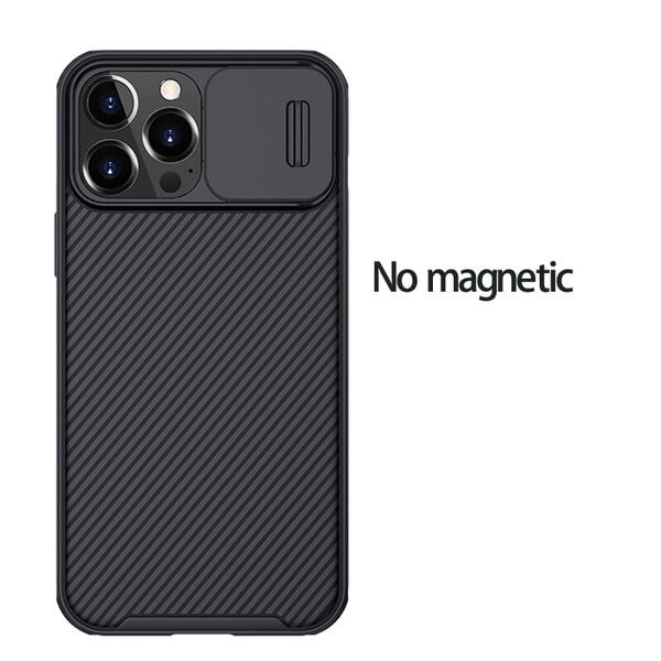 iPhone 13 12 / Pro / Max Case CamShield Magnetic Case -tuki Mag-Safe Slide -kameran linssisuojus iPhone 13 12 Mini -puhelimelle - iPhone 12:lle