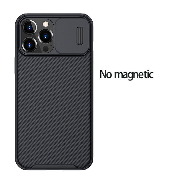 iPhone 13 12 / Pro / Max Case CamShield Magnetic Case -tuki Mag-Safe Slide -kameran linssin suojus iPhone 13 12 Mini -puhelimelle - iPhone 12 minille