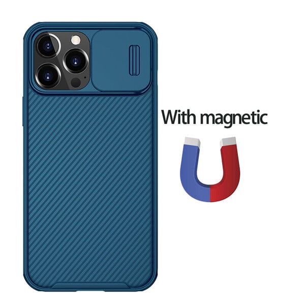 iPhone 13 12 / Pro / Max Case CamShield Magnetic Case -tuki Mag-Safe Slide -kameran linssin suojus iPhone 13 12 Mini -puhelimelle - iPhone 12 minille