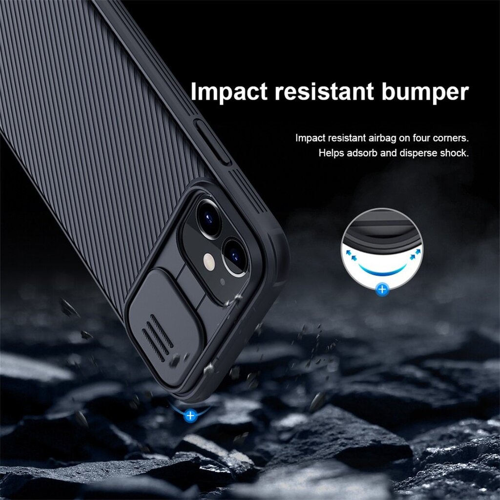 iPhone 11 12 Pro Max Case CamShield Pro Magnetic Case Slide Camera Protection TPU PC -suojus iPhone 11 12 Pro Mini -puhelimelle - iPhone 11:lle hinta ja tiedot | Puhelimen kuoret ja kotelot | hobbyhall.fi