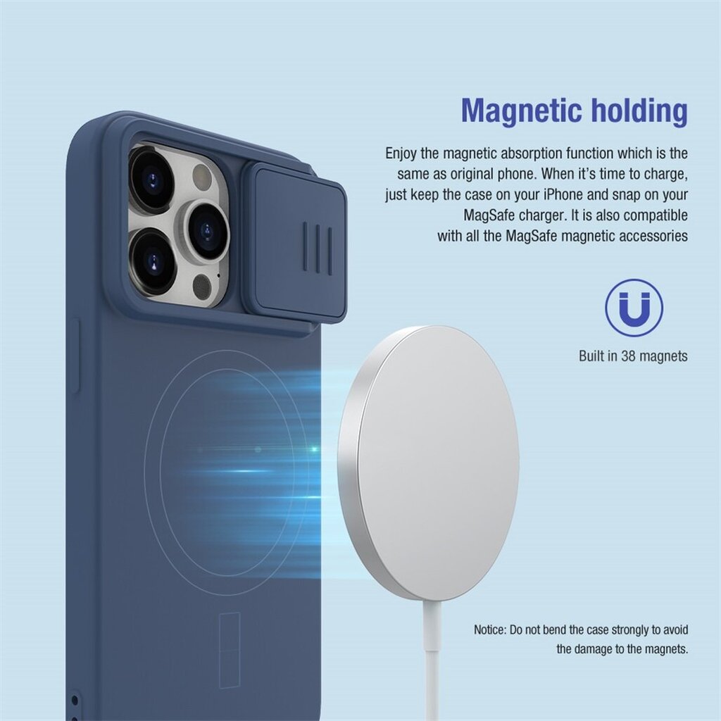 MagSafe iPhone 15 Pro / Pro Max Silky Magnetic Case Slide Camera Pehmeä silikoninen takakuori iPhone 15 / 15 Plus -puhelimelle - iPhone 15 Prolle hinta ja tiedot | Puhelimen kuoret ja kotelot | hobbyhall.fi