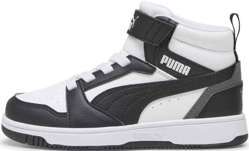 Puma Jalkineet Lapsille Rebound V6 Mid Jr White Black 393832 01 393832 01/1