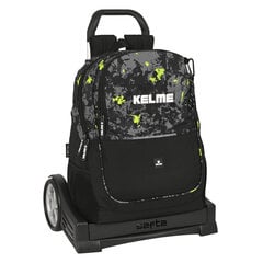 Koulureppu pyörillä Kelme Jungle Black Grey Lima (32 x 44 x 16 cm) hinta ja tiedot | Koulureput ja -laukut | hobbyhall.fi