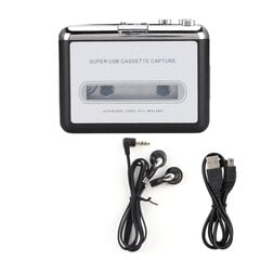 USB-nauha MP3-kaappausmuuntimeen Stereo Audio -musiikkisoitin Kasettisoitin hinta ja tiedot | Kuulokkeet | hobbyhall.fi